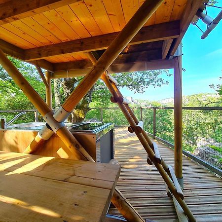 Cabanes Lodges Le Serviere Balazuc Exterior foto