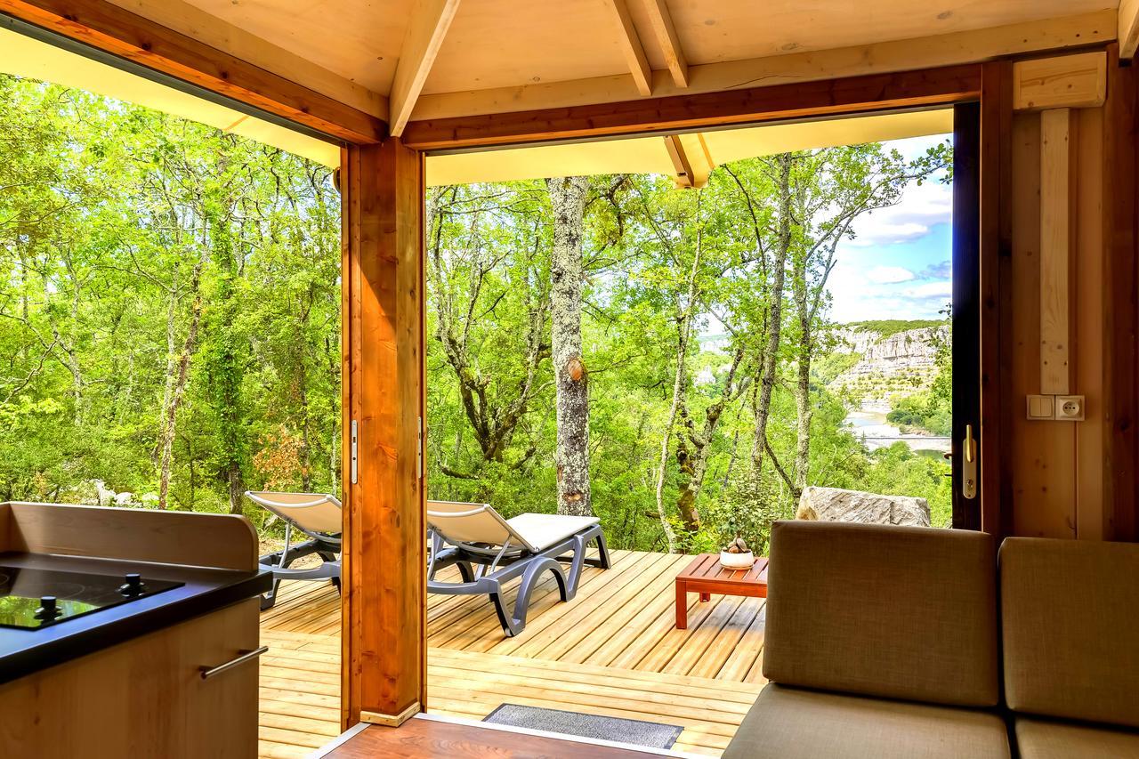 Cabanes Lodges Le Serviere Balazuc Exterior foto